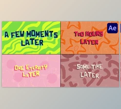 Download Colorful Time Cards for After Effects (Videohive 53415160) - AE Project