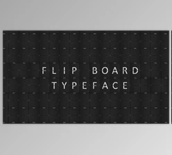 Download Flip Board Typeface (Videohive 53402600) - AE Project