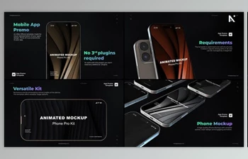 Download Mobile Phone App Mockup <span class='badge badge-warning'>Kit</span> (Videohive 53422289) - AE Project