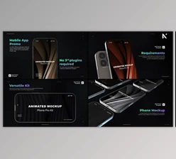 Download Mobile Phone App Mockup Kit (Videohive 53422289) - AE Project