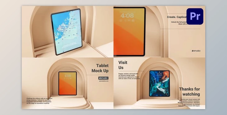 Download Tablet Pad Mock Up for Premiere Pro (Videohive 53328493)