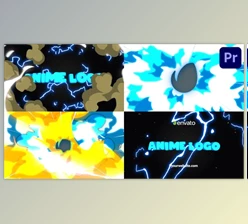 Download Massive Anime Explosion Logo Opener | Premiere Pro MOGRT (Videohive 53315388)
