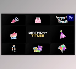 Download Birthday Titles for Premiere Pro (Videohive 53315341)