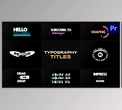 Download Typography Titles for Premiere Pro (Videohive 53315299)