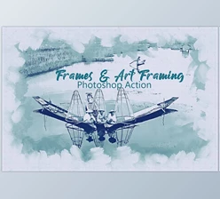 Download Frames & Art Framing PS Action CreativeMarket - 5137516