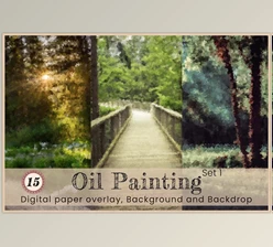 Download Digital Oil Painting Photoshop Drawing CreativeMarket - 7408348