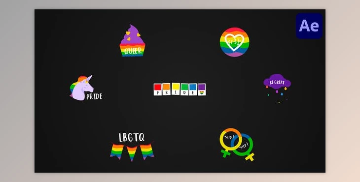 Download LGBTQ+ Titles for After Effects (Videohive 52830503) - AE Project
