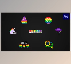 Download LGBTQ+ Titles for After Effects (Videohive 52830503) - AE Project