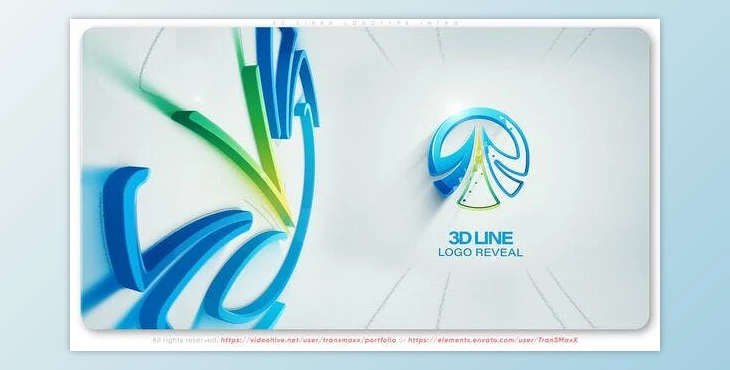 Download 3D Lines Logotype Intro (Videohive 53450107) - AE Project