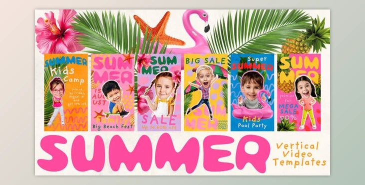 Download Summer Kids Reels (Videohive 53330395) - AE Project