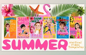 Download Summer <span class='badge badge-warning'>Kids</span> Reels (Videohive 53330395) - AE Project