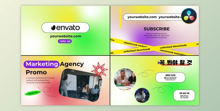 Download Marketing Agency Promo | DaVinci Resolve (Videohive 53327585)