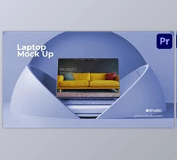 Download Laptop Mockup for Premiere Pro (Videohive 53365243)