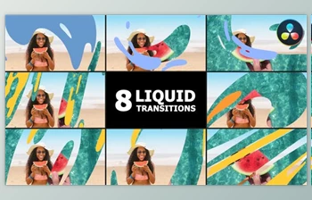 Download Liquid Transitions | <span class='badge badge-warning'>DaVinci</span> <span class='badge badge-warning'>Resolve</span> (<span class='badge badge-warning'>Videohive</span> 52743471)