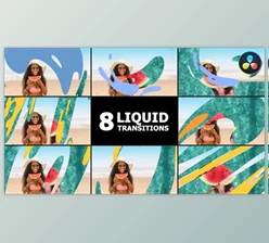 Download Liquid Transitions | DaVinci Resolve (Videohive 52743471)