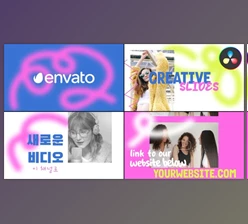 Download Abstract Creative Slides for DaVinci Resolve (Videohive 52725082)