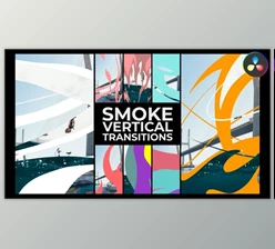Download Smoke Vertical Transitions | DaVinci Resolve (Videohive 52725140)