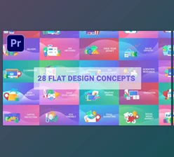 Download Flat Designs Concepts (Videohive 53387210) - PR Project