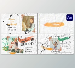 Download Crumpled Paper Slides for After Effects (Videohive 53520663) - AE Project