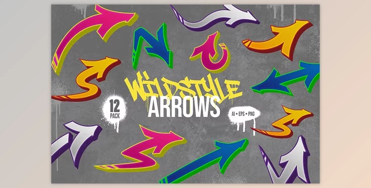 Download Wildstyle Graffiti Arrows Pack - 139897614