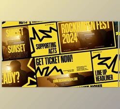 Download Rock Music Festival Promo After Effect Template (Videohive 53544282) - AE Project