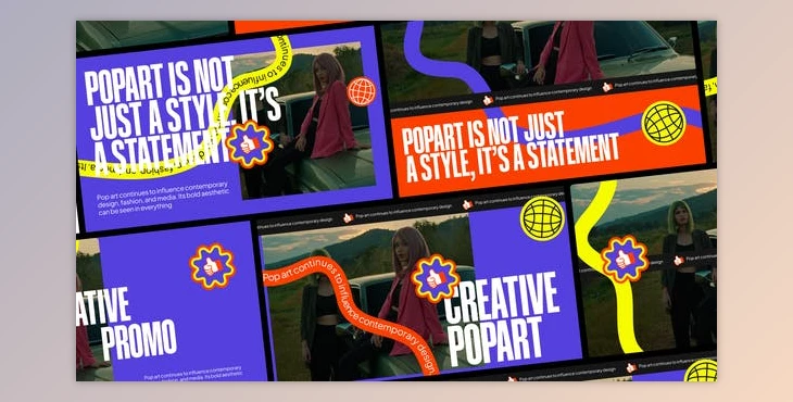 Download Pop Art Promo After Effect Template (Videohive 53544308) - AE Project