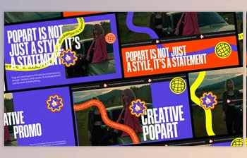 Download Pop Art Promo After <span class='badge badge-warning'>Effect</span> Template (Videohive 53544308) - AE Project