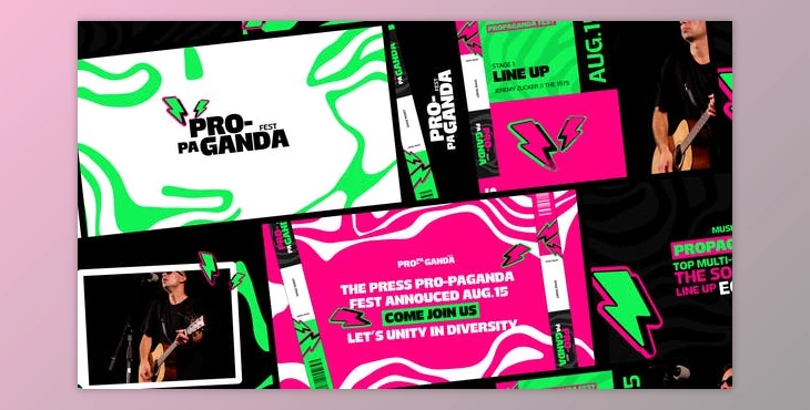 Download Music Festival After Effect Template (Videohive 53544407) - AE Project