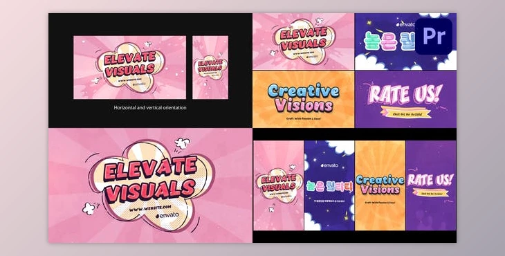 Download Creative Typography Slides And Stories | Premiere Pro MOGRT (Videohive 53402226)