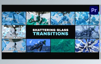 Download <span class='badge badge-warning'>Shattering</span> Glass Transitions | Premiere Pro MOGRT (Videohive 53414618)