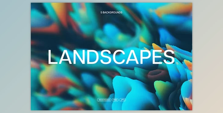 Download Abstract 3D Landscapes - 281830980