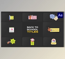 Download School Education Titles for After Effects (Videohive 53542537) - AE Project