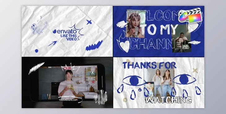 Download Youtube Sketch Slides for FCPX (Videohive 53399519)