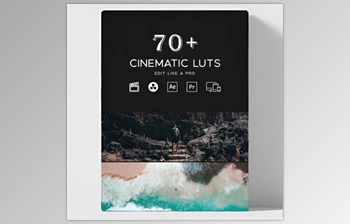 Download 70+ Professional Cinematic LUTs <span class='badge badge-warning'>Pack</span>