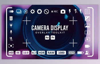 Download Camera <span class='badge badge-warning'>Display</span> Overlay Toolkit (Videohive 53690615) - AE Project