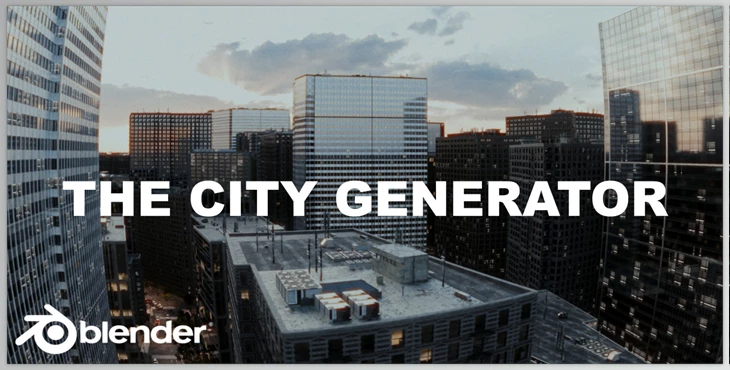 Download Blender Market - The City Generator v2.4