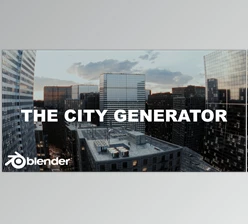 Download Blender Market - The City Generator v2.4