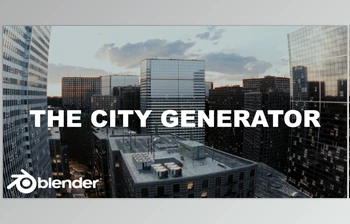 Download <span class='badge badge-warning'>Blender</span> <span class='badge badge-warning'>Market</span> - The City Generator v2.4