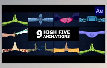 Download High Five <span class='badge badge-warning'>Animations</span> for <span class='badge badge-warning'>After</span> <span class='badge badge-warning'>Effects</span> (Videohive 53685510) - AE Project