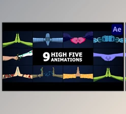 Download High Five Animations for After Effects (Videohive 53685510) - AE Project