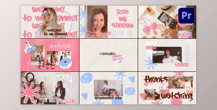 Download Sweet Social Media Slides for Premiere Pro (Videohive 53436440) - AE Project