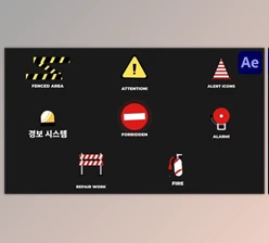Download Attention Alert Icons And Titles for After Effects (Videohive 53532540) - AE Project