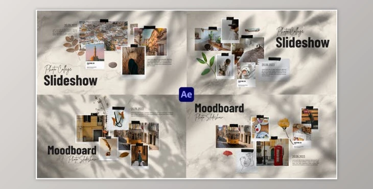 Download Moodboard Photo Slideshow (Videohive 53620794) - AE Project