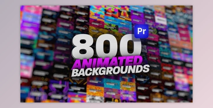Download Animated Backgrounds Pack For Premiere Pro (Videohive 53718710) - PR Project