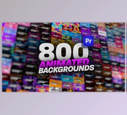 Download Animated Backgrounds Pack For Premiere Pro (Videohive 53718710) - PR Project