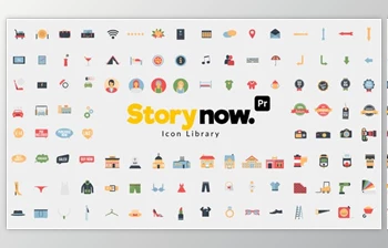 Download Story Now | 1400 Icons <span class='badge badge-warning'>Library</span> for Premiere Pro (Videohive 53526224)