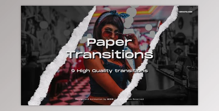 Download Paper transitions (Videohive 53668828) - AE Project