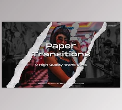 Download Paper transitions (Videohive 53668828) - AE Project