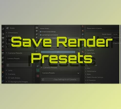 Download Blender Market - Save Render Presets v1.4.7