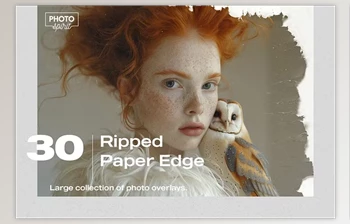 Download Ripped Paper <span class='badge badge-warning'>Edge</span> Effect Overlays – PhotoSpirit 279506283